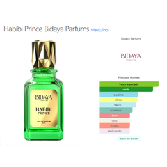 Perfume Árabe Habibi Prince Bidaya 100ml EDP Tropical Fresco