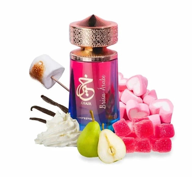 Frasco do perfume Khair Confection Paris Corner EDP 100ml Feminino, família floral e doce/gourmand.