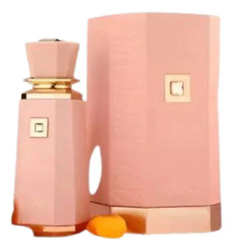Frasco do perfume Perfume Sweet Paradise Fragrância World 100ml EDP Feminino Floral, família doce/gourmand.