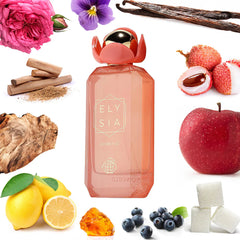 Perfume Árabe Elysia Lychee Fizz Fragrance World 100ml EDP