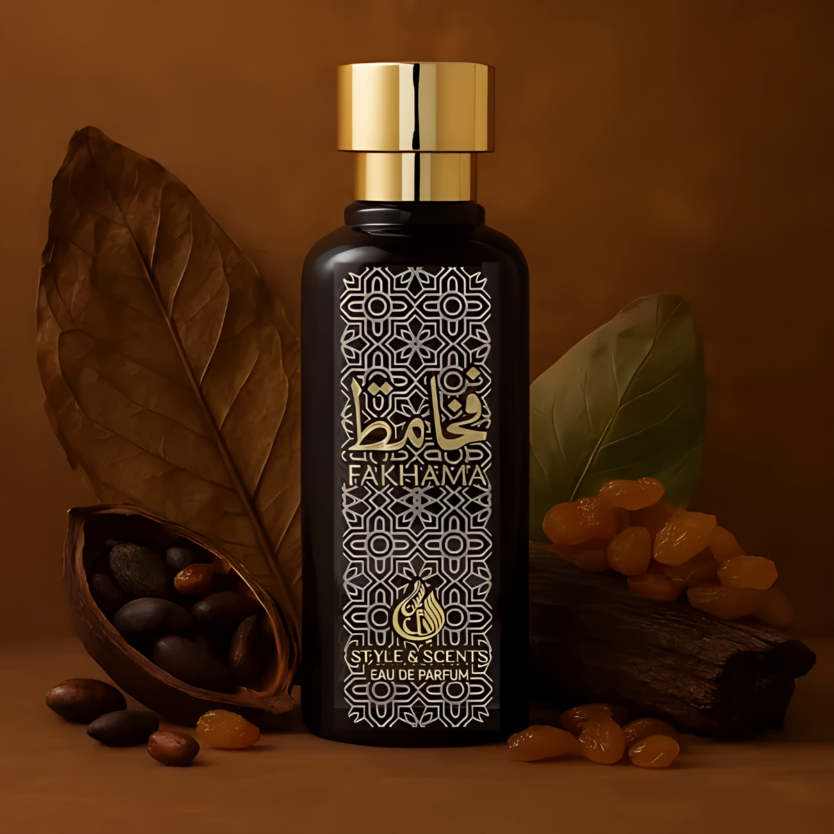 Perfume Árabe Fakhama Style & Scent 100ml EDP Amadeirado