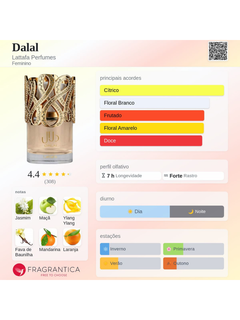 Perfume Árabe Dalal Lattafa 100ml EDP