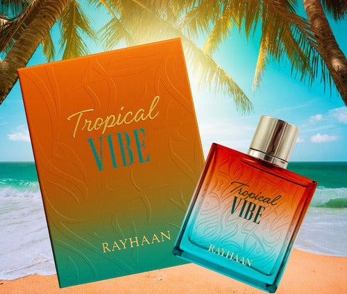 Perfume Árabe Tropical Vibe Rayhaan 100ml EDP Unissex Floral