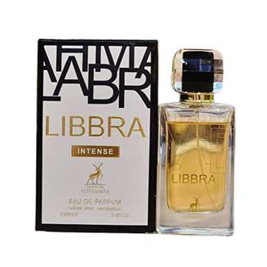 Frasco do perfume Maison Al Hambra Leonie Intense EDP 100ml feminino, família floral e doce/gourmand.