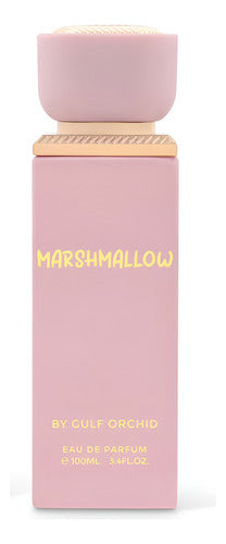 Frasco do perfume Marshmallow Gulf Orchid EDP 100ml, família doce/gourmand e floral.