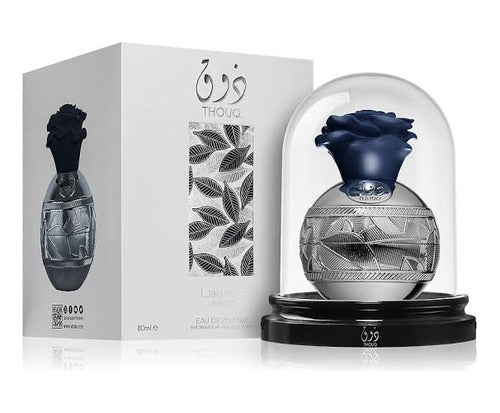 Frasco do perfume Thouq Lattafa Pride Edp 80ml Unisex, família amadeirado e âmbar.