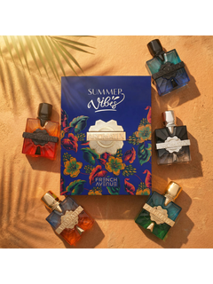 Perfume Árabe French Avenue Aromatix Summer Vibes Kit Azul EDP