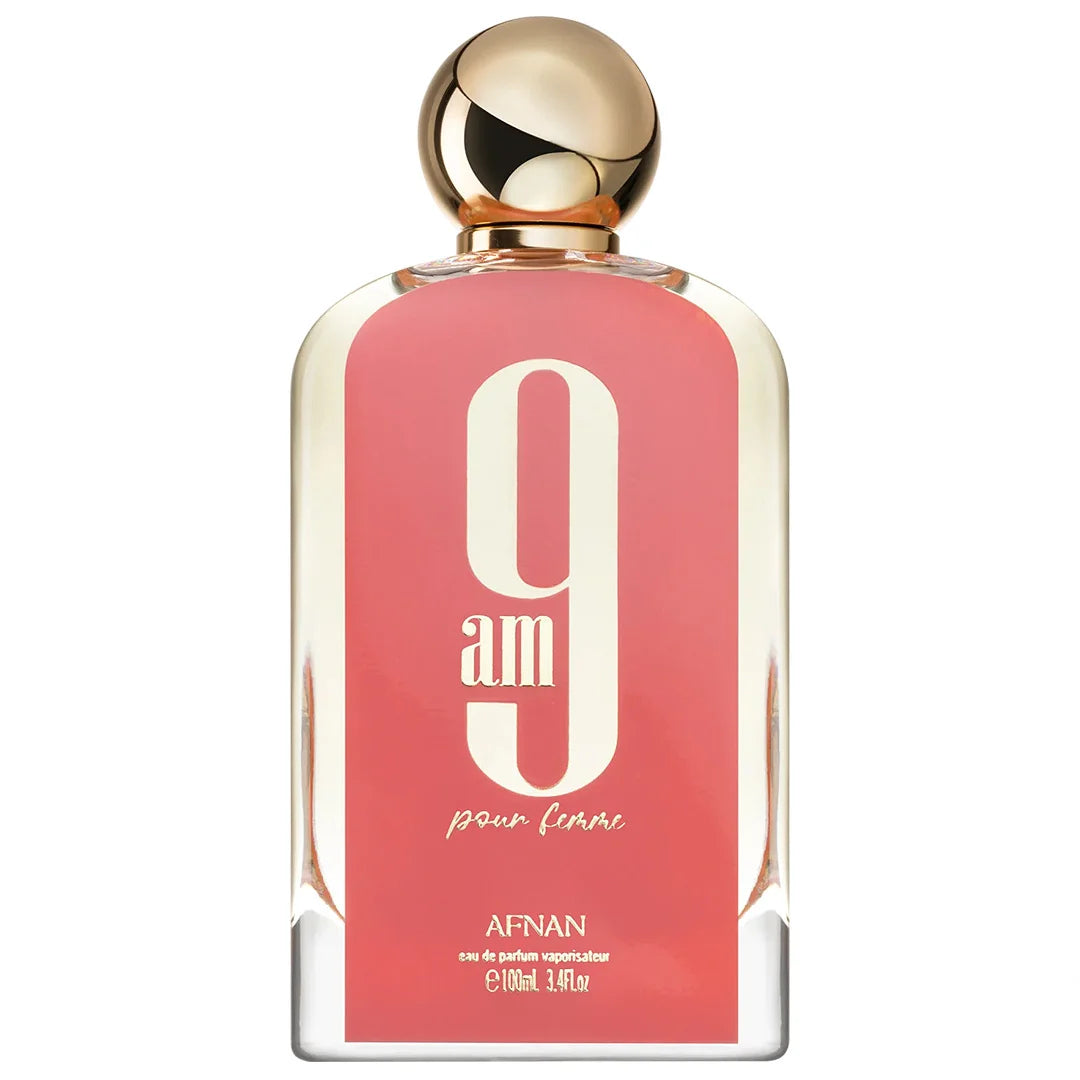 Perfume Árabe 9AM Rosa Pour Femme Afnan 100ml EDP Feminino