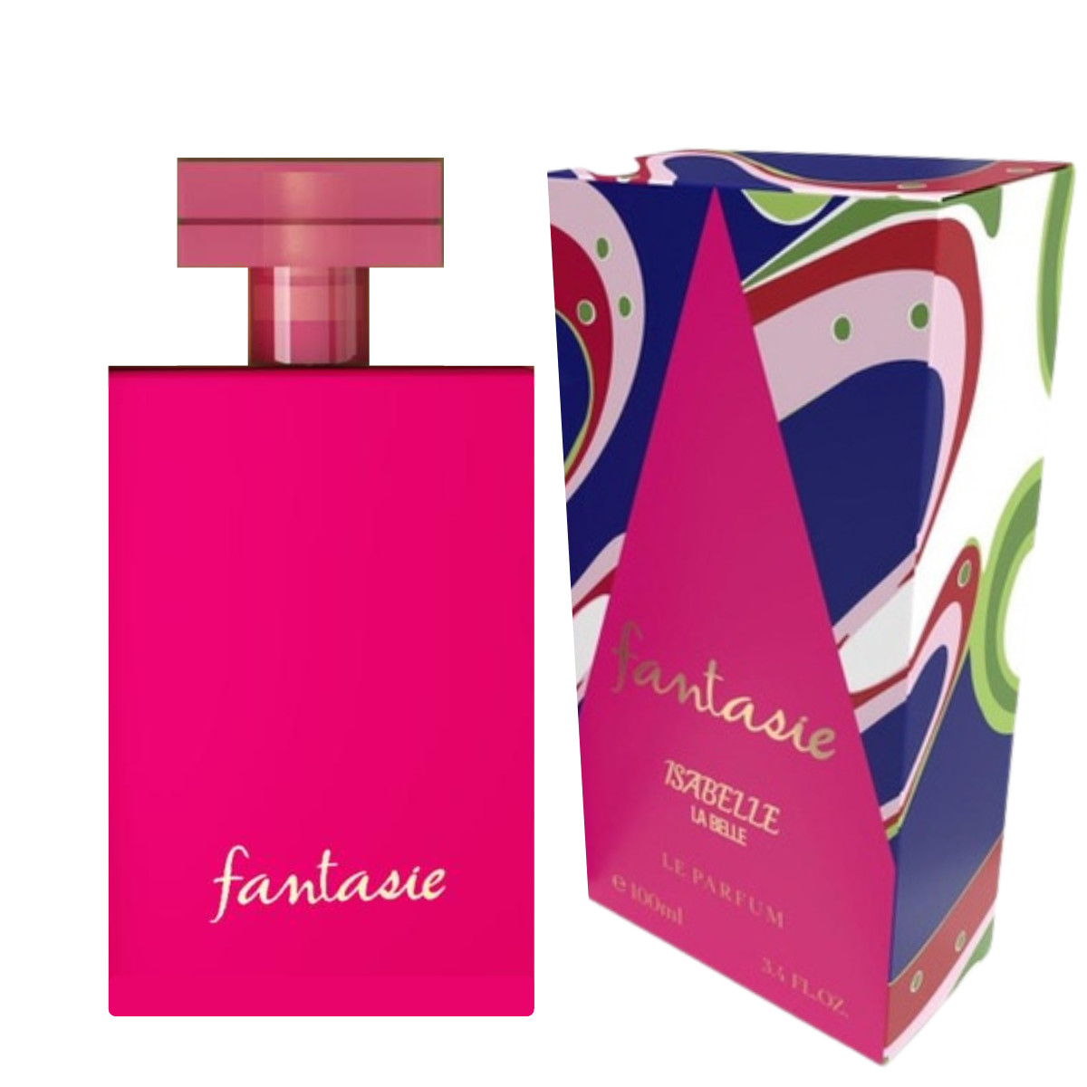 Conjunto Fantasie Perfume 100ml + Hidratante 200ml + Parfum 15ml - Isabelle La Belle