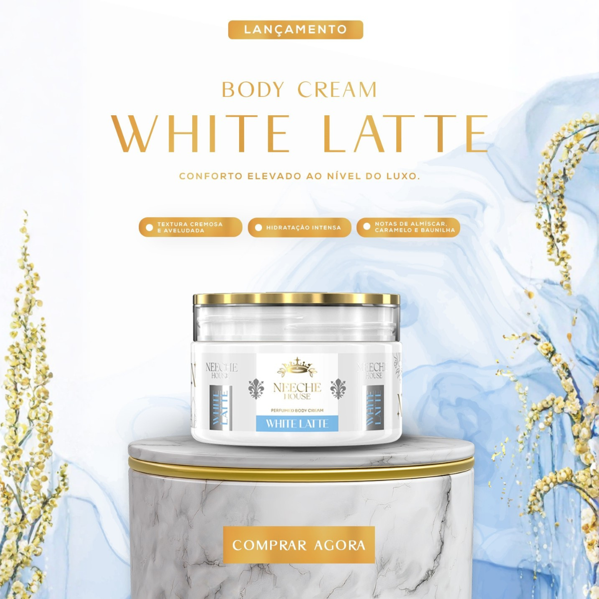 Hidratante Corporal White Latte 200ml - Neeche House