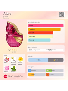 Perfume Árabe L'Afair Alora EDP 100ml
