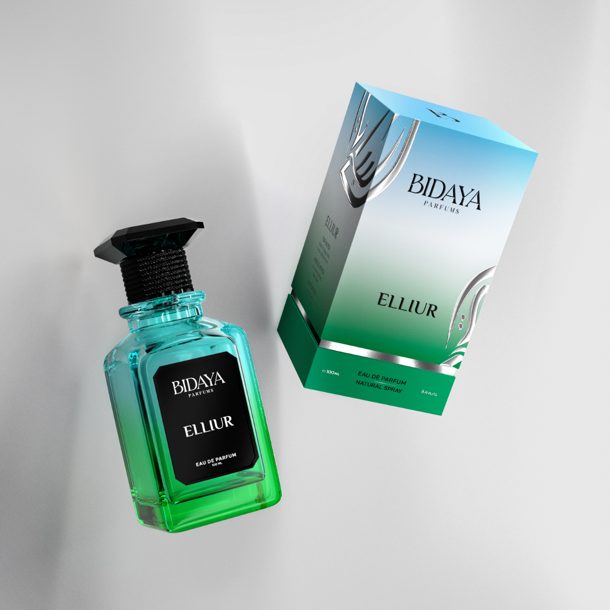 Perfume Árabe Bidaya Elliur 100ml Eau De Parfum Unissex