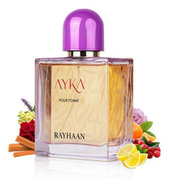 Perfume Árabe Ayka Rayhaan 100ml EDP Amadeirado Unissex