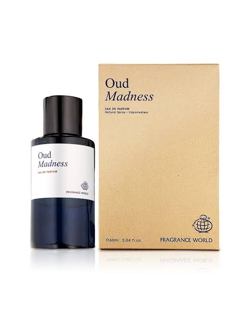 Oud Madness Fragrance World Eau de Parfum 60ml Unissex