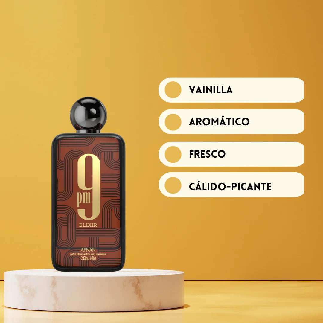 Perfume Árabe 9PM Elixir Afnan 100ml EDP Masculino