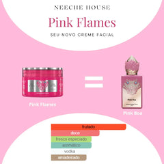 Creme Hidratante Perfumado Neeche House 200g I Aroma Pink Flames - Morango E Framboesa