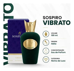 Perfume Sospiro Vibrato 100ml Edp Nicho Italiano Unissex