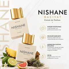 Perfume Nishane Hacivat Extrait De Parfum Unissex 100ml