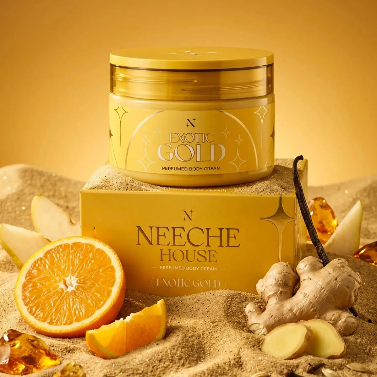 Creme Perfumado Exotic Gold Neeche House 200g Floral