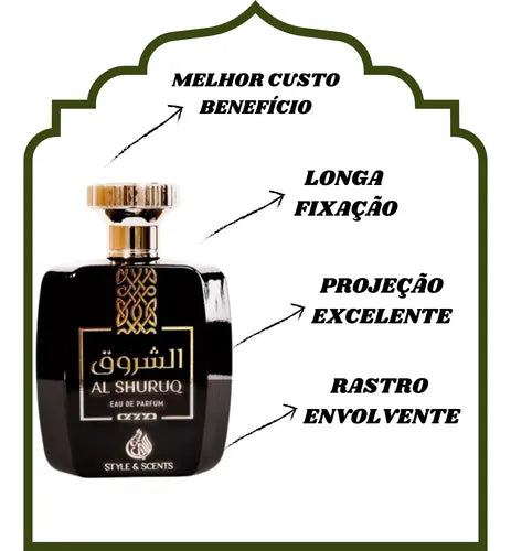Perfume Árabe Style & Scent Al Shuruq 100ml EDP Unissex