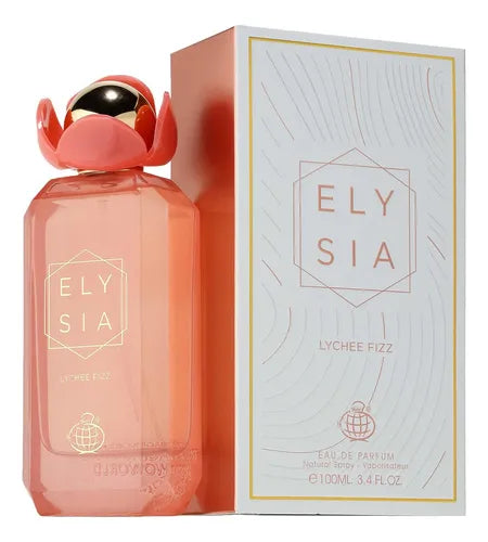 Perfume Árabe Elysia Lychee Fizz Fragrance World 100ml EDP