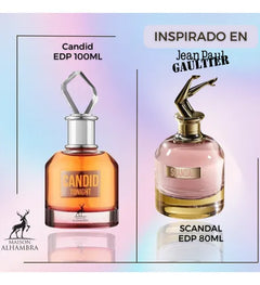 Perfume Árabe Candid Tonight Maison Al Hambra 100ml EDP Feminino