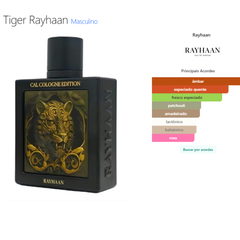 Rayhaan Tiger Cologne Edition Extrait De Parfum 100ml Masculino