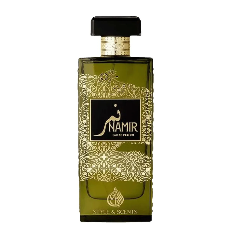 Frasco do perfume Perfume Namir Style & Scents 100ml EDP Amadeirado Unissex, família âmbar.
