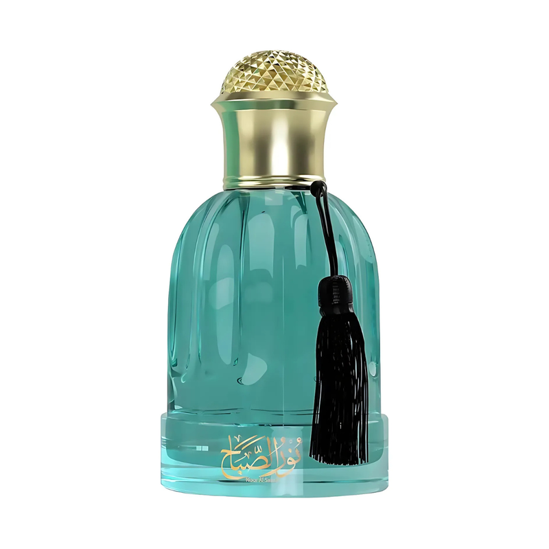 Frasco do perfume Noor Al Sabah Al Wataniah Eau De Parfum 100ml Feminino, família aquático e cítrico.