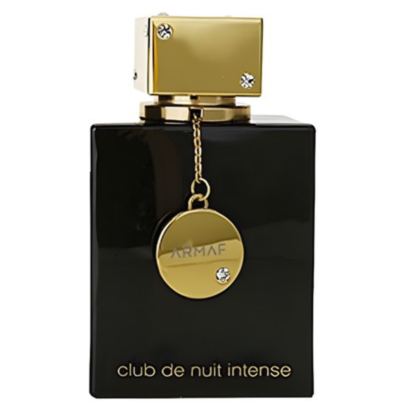 Frasco do perfume Club De Nuit Intense Armaf 105ml EDP Feminino, família floral e doce/gourmand.