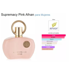 Perfume Árabe Supremacy Pink Pour Femme Afnan 100ml EDP