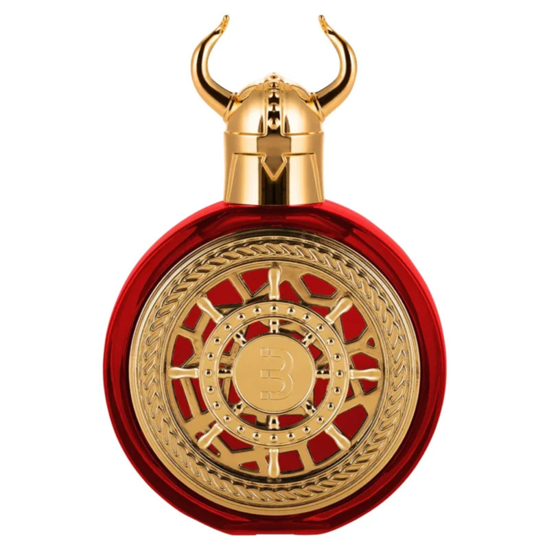 Frasco do perfume Perfume Viking Kashmir Bharara 100ml Eau de Parfum Unissex, família amadeirado e âmbar.
