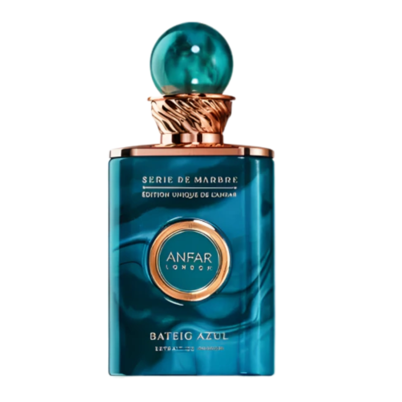 Frasco do perfume Bateig Anfar London 100ml EDP Masculino, família amadeirado e âmbar.