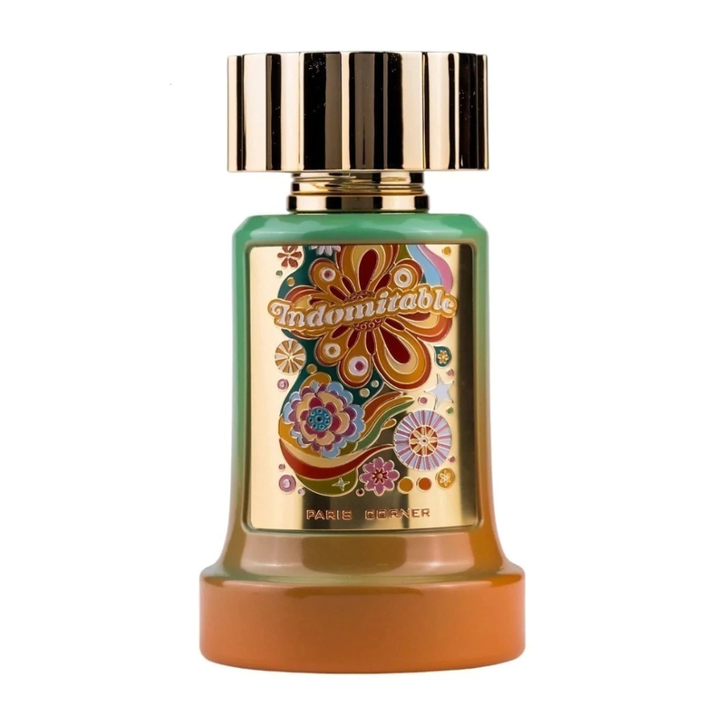 Frasco do perfume Perfume Indomitable Paris Corner 100ml EDP Masculino, família amadeirado e âmbar.