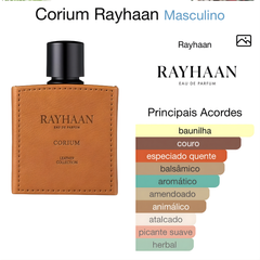 Perfume Árabe Corium Rayhaan 100ml EDP Masculino