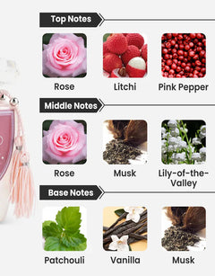 LATTAFA MOHRA SILKY ROSE EDP 100ML
