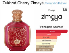 Zukhruf Cherry Zimaya Eau De Parfum 100ml Feminino