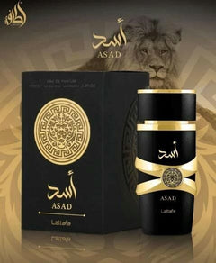 Perfume Árabe Asad Lattafa 100ml EDP Amadeirado Masculino