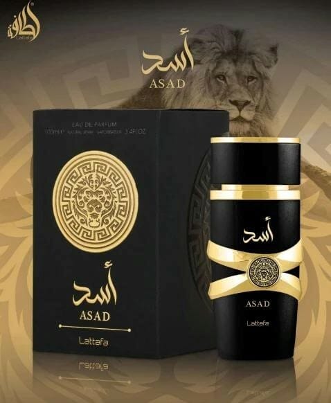 Perfume Árabe Asad Lattafa 100ml EDP Amadeirado Masculino