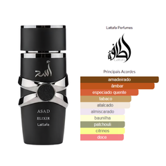 Perfume Árabe Asad Elixir Lattafa 100ml EDP Masc.