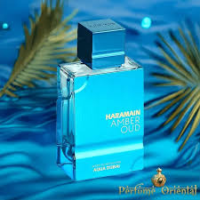 Perfume Árabe Amber Oud Aqua Dubai Al Haramain 100ml EDP