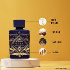 Perfume Árabe Bade'e Al Oud Amethyst Lattafa 100ml EDP Unissex