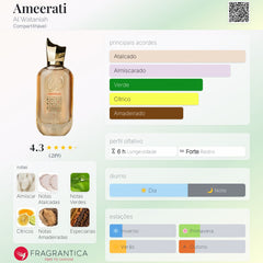 Perfume Árabe Ameerati Al Wataniah 100ml EDP Unissex