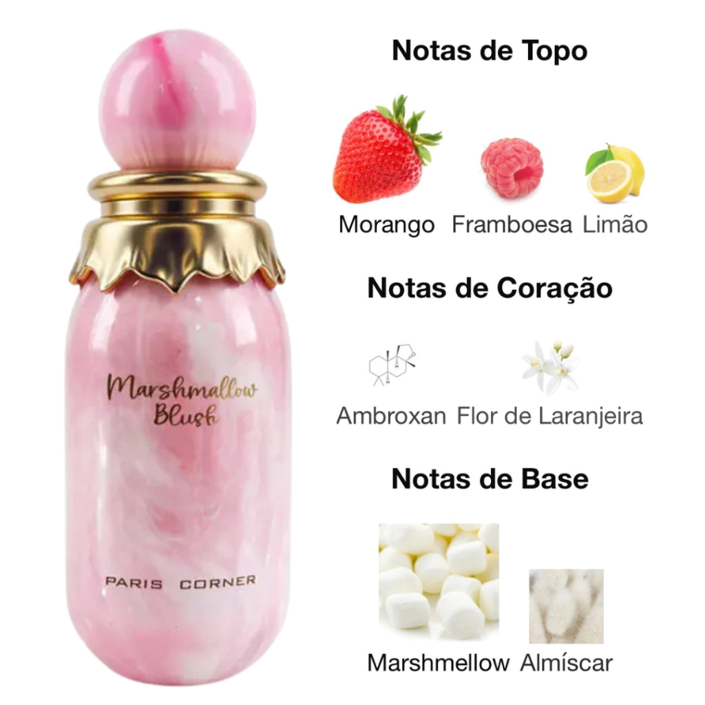 Perfume Árabe Marshmallow Blush Paris Corner 100ml EDP
