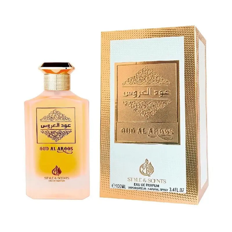 Perfume Árabe Oud Al Aroos Style & Scents 100ml EDP Feminino
