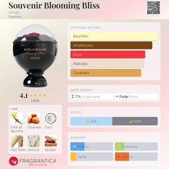 Souvenir Blooming Bliss Afnan Eau De Parfum 100ml Feminino
