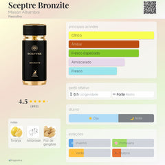 Sceptre Bronzite Maison Al Hambra EDP 100ml men (tyger bvlgari)