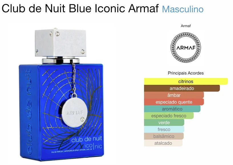 Club De Nuit Iconic Armaf EDP 100ml masculino