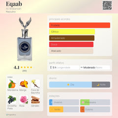 Eqaab Al Wataniah Eau De Parfum 100ml Masculino