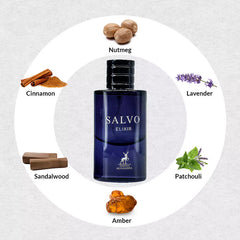 Salvo Elixir Maison Al Hambra Eau De Parfum 100ml Masc